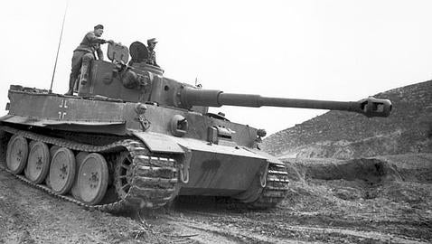 Tanque Tiger, en Túnez