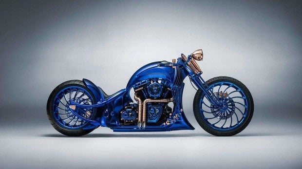 Así es la Harley de oro y diamantes de 1 millón de euros