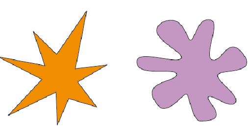 Cuando hay que elegir entre los nombres «kiki» y «bouba», niños y adultos le dan el primero a la forma naranja, y el segundo a la otra