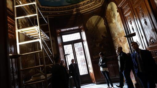 Se está ultimando la iluminación de la sala, que abrirá al público en mayo