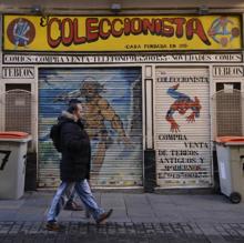 Fachada de El Coleccionista, en la calle Tribulete, 7