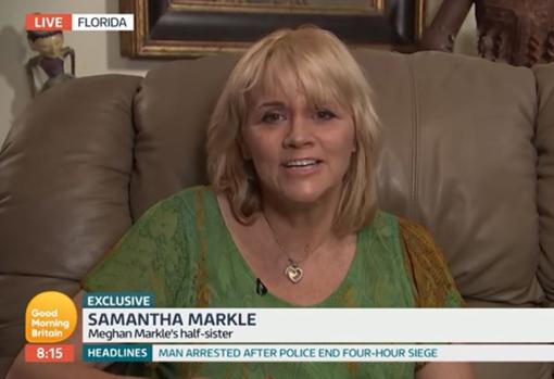 Samantha Markle, la hermanastra de Meghan