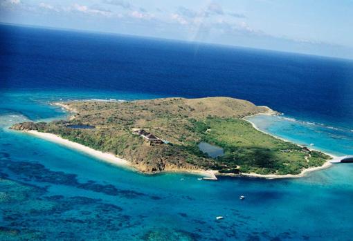 Vista parcial de Necker Island