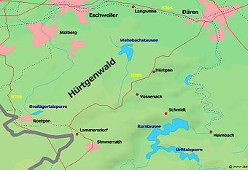 Mapa de la zona