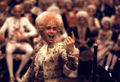 Tom Hulce en «Amadeus»