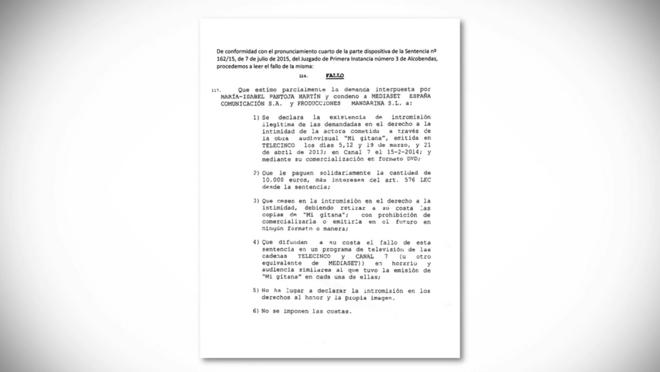 El programa «Hechos reales» durante la lectura de la sentencia del Tribunal de Primera Instancia de Alcobendas