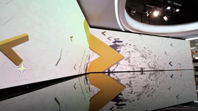 La nueva pantalla es la gran protagonista del plató de «Antena 3 Noticias»