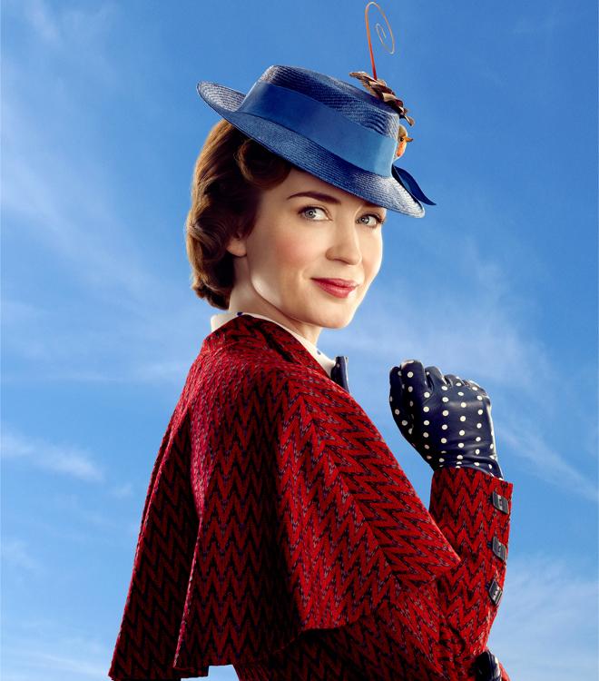 Emily Blunt en El Regreso de Mary Poppins