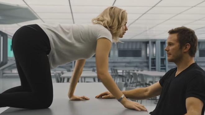 Jennifer Lawrence seduce a Chris Pratt en «Passenger»