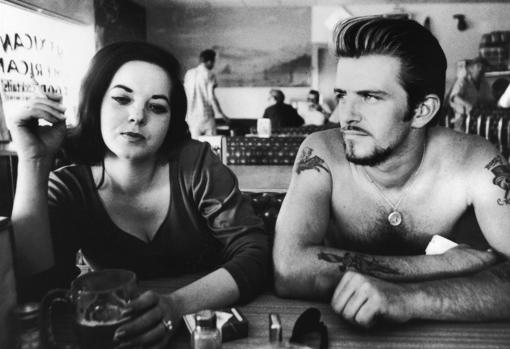 Una fotografía tomada por Dennis Hopper durante el rodaje de Easy Rider que años después utilizó en una de sus exposiciones