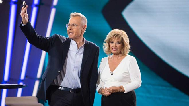 María Teresa Campos, junto a Jordi González, en el debate de «GH Revolution»