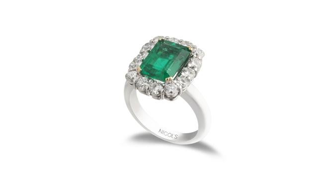 Anillo con esmeralda de la joyería Nicol's