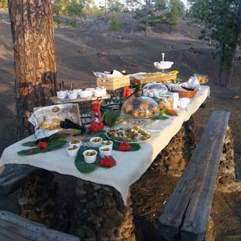 Picnic en el Teide.