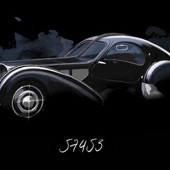 Type 57 SC Atlantic Le Voiture Noire