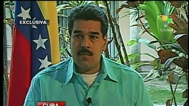 Nicolás Maduro, vicepresidente de Venezuela, durante la entrevista concedida a Telesur