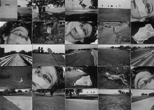 «Hidden in the radiant green, a man waits. In hate-blinded hands, darkness waits», 1999