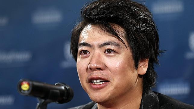 Lang Lang, durante la rueda de prensa en Santiago de Chile