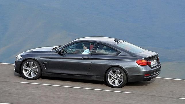 La nueva Serie 4 de BMW es más larga que su antecesora, la Serie 3 Coupé: mide 4,64 metros.