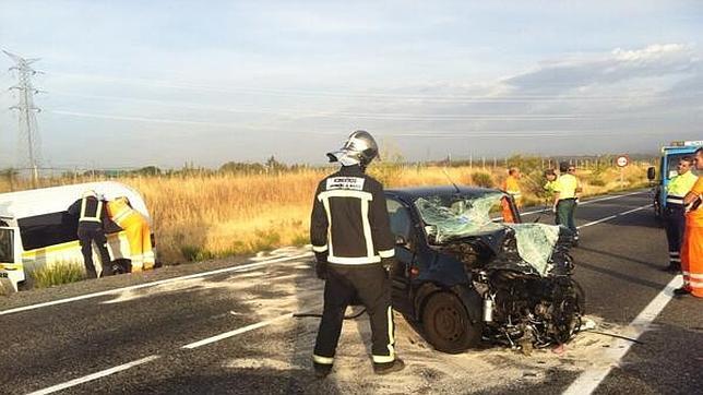 Una Joven De 23 Años Muere Tras Un Choque Frontal A La Altura De Cobeña