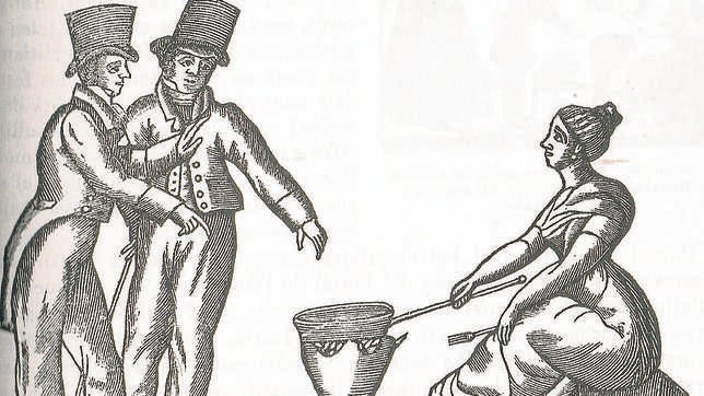 Ilustración histórica de la celebración del día de Todos los Santos
