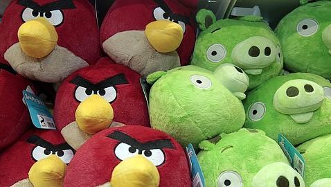 angry birds en plastilina