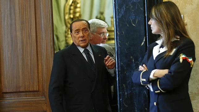 El político italiano conoció la noticia poco antes de la reunión