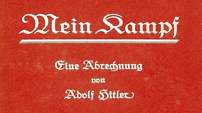 Un ejemplar de la primera edición del libro «Mein Kampf» (Mi lucha) de Adolf Hitler