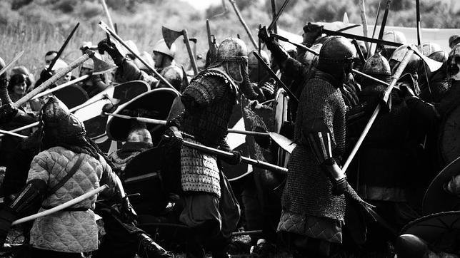 Vikingos en combate