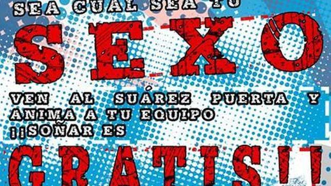 «Sexo gratis», el reclamo más picante del fútbol español