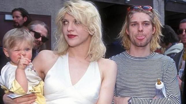 Kurt Cobain y Courtney Love