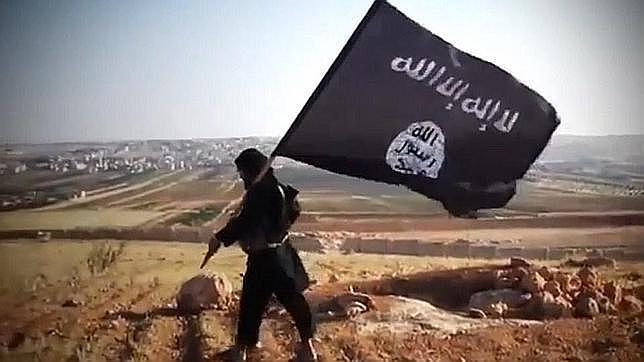 Terroristas del autodenominado Estado Islámico en un fotograma de un vídeo propagandístico
