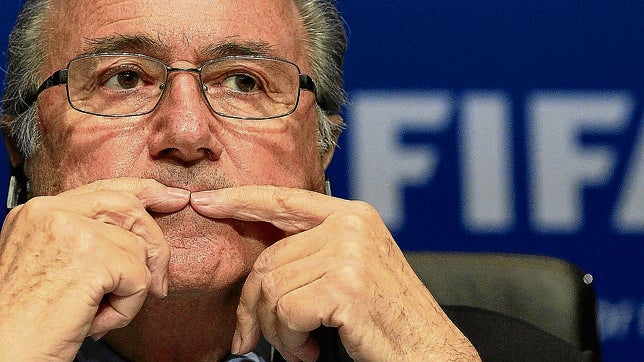Joseph Blatter, durante una conferencia de prensa