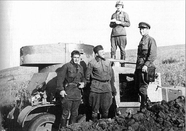 Tropas del Ejército Rojo durante las operaciones en Polonia en septiembre de 1939
