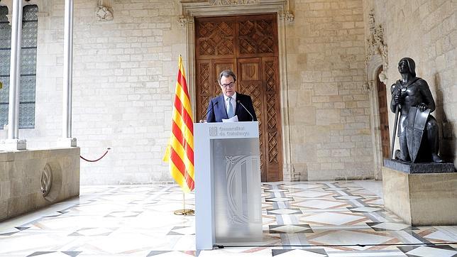 Artur Mas, presidente de la Generalitat de Cataluña