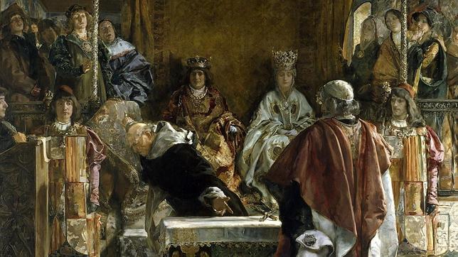 «Expulsión de los judíos de España», según el pintor Emilio Sala