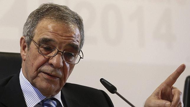 El presidente de Telefónica, César Alierta, durante su intervención en las Jornadas Confederales de UGT Comunicaciones