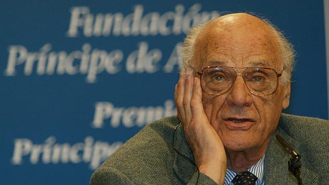 Arthur Miller, el año 2002 en Oviedo, antes de la entrega del premio Príncipe de Asturias