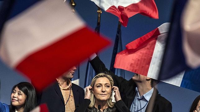 Marine Le Pen, en el último congreso del Frente Nacional