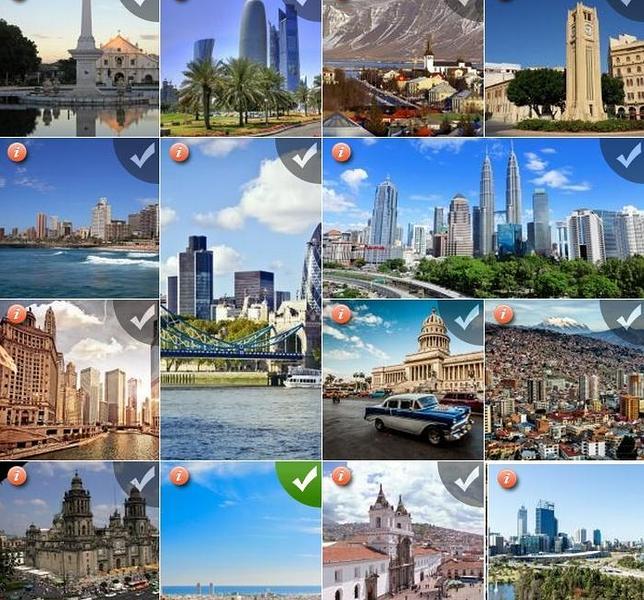 Imágenes de las catorce finalistas en el concurso Ciudades Maravillas del Mundo