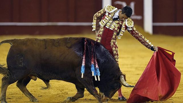 José María Manzanares durante la pasada feria de Málaga