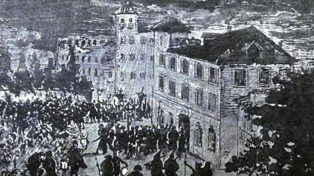 Ilustración de la Casa del Duende en el libro Madrid Viejo de Ricardo Sepúlveda (1887)
