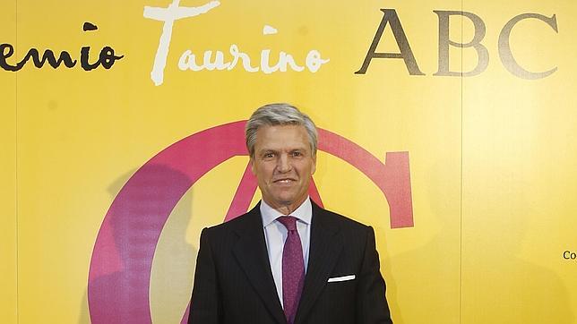 Juan Antonio Ruiz «Espartaco», el pasado jueves en la entrega del VII Premio Taurino de ABC