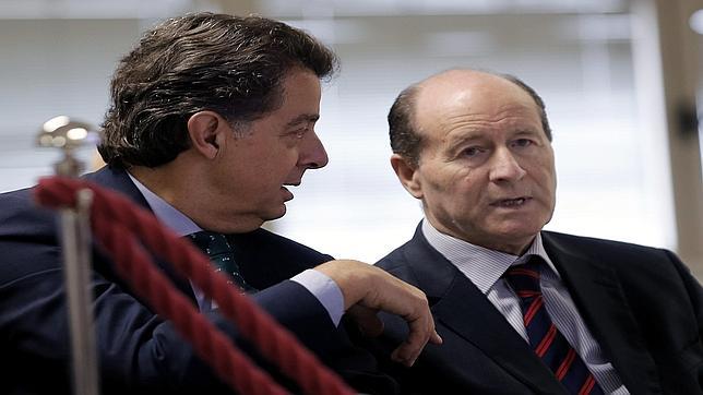 Imagen de Miguel Navarro y Luis Esteban durante el juicio que ha comenzado este lunes
