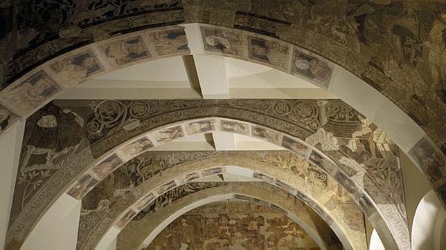 Pinturales murales del Monasterio de Sijena expuestas en el catalán MNAC