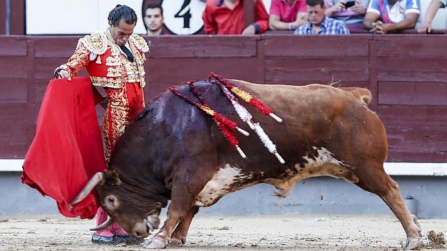 Iván Fandiño, en Las Ventas
