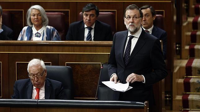 Mariano Rajoy, este miércoles en el Congreso de los Diputados