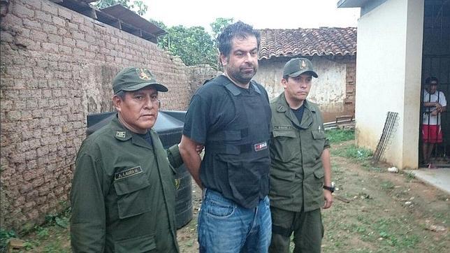 Martín Belaunde Lossio en el momento de su detención