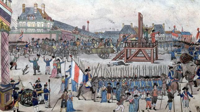 Ejecución de Robespierre, el 28 julio de 1794