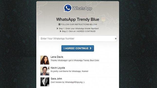 WhatsApp Trendy Blue