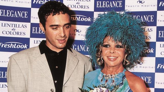 Marujita Díaz junto a su último marido, el cubano Dinio García
